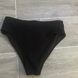 Black bathing suit bottoms